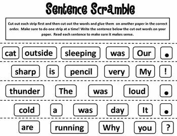 Work sentences