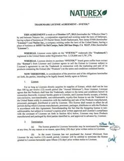 License agreement