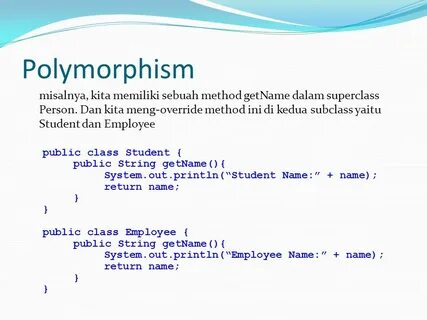 Полиморфизм java