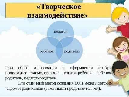 Взаимодействие педагога с детьми
