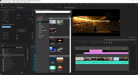 Universe adobe premiere