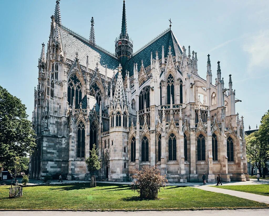 Церковь Вотивкирхе в Вене. Votivkirche Вена. Храм Римско-католической церкви Вотивкирхе в Вене. Церковь обета Вена. Церковь обета