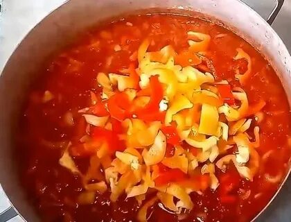 Лечо с жареным луком