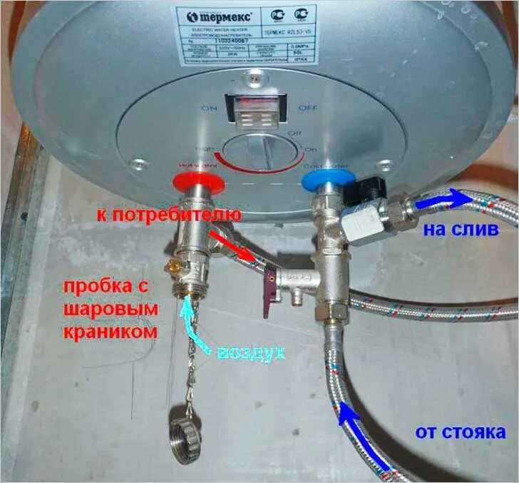 Термекс 50 как слить воду. Клапан на Термекс 80 литров. Клапан на водонагреватель Термекс 80 литров.