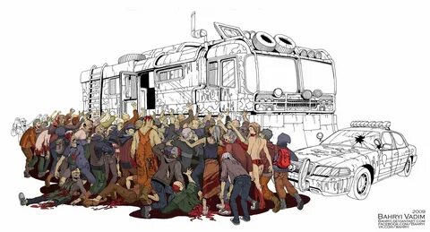 Рисунок зомби апокалипсис