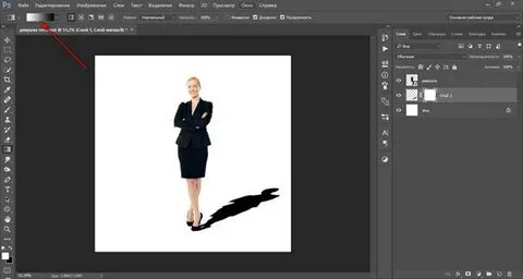 Как сделать тень от объекта в фотошопе