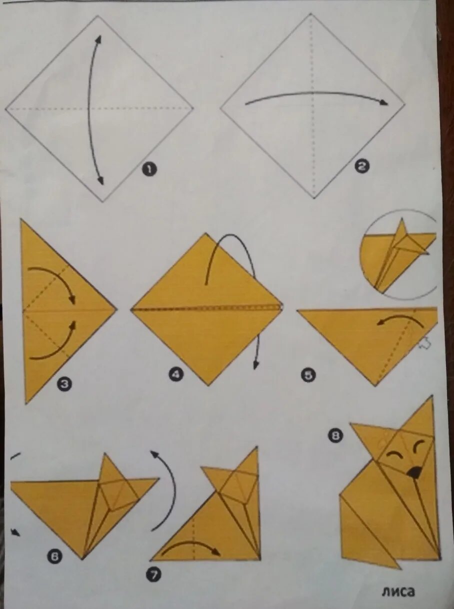 Оригами из бумаги лиса поэтапно схема. Оригами из бумаги для детей. Лисичка оригами 1 класс технология. Оригами лиса схема. Лисичка оригами 1 класс технология.