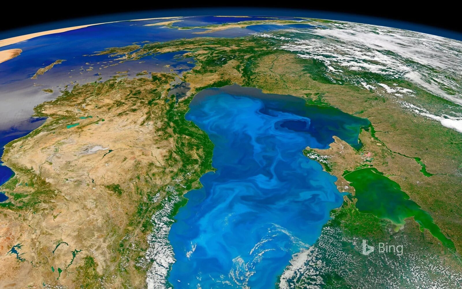 Планета океан название. Черное море снимок из космоса. Космический снимок Каспийского моря. Черное море вид с космоса. Аравийский полуостров с космоса.
