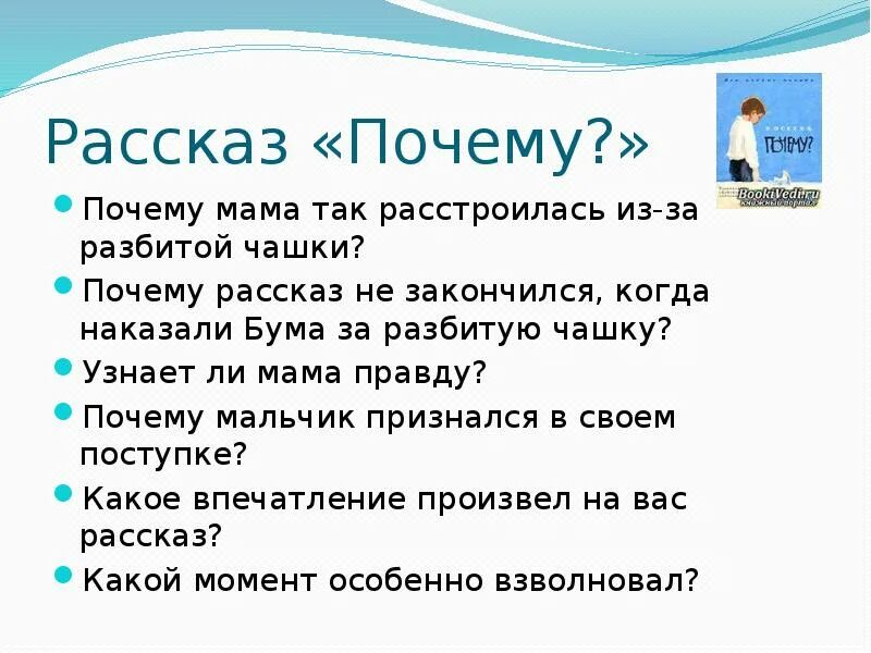 5 вопросов к рассказу почему