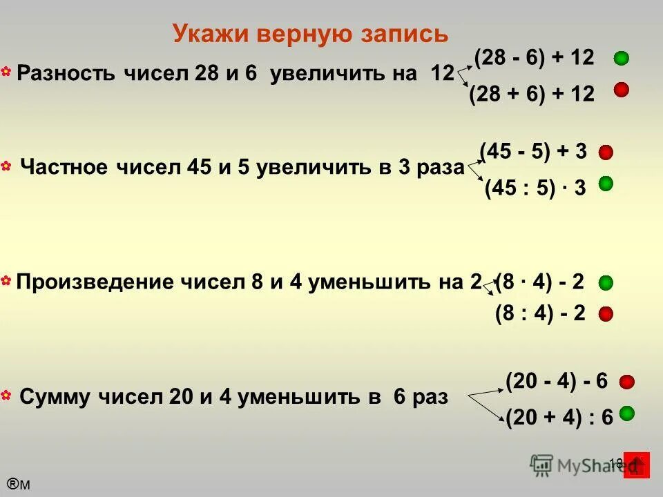 Найдите 16 от числа 28