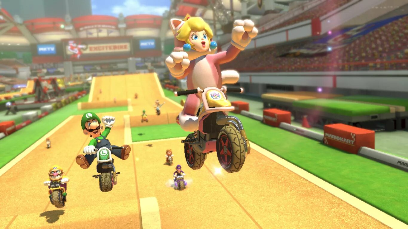 Игра Mario Kart. Марио игры на Нинтендо гонки. 8.Excitebike. Марио гонки 8.