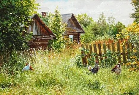 Отдыхал сережа летом в деревне