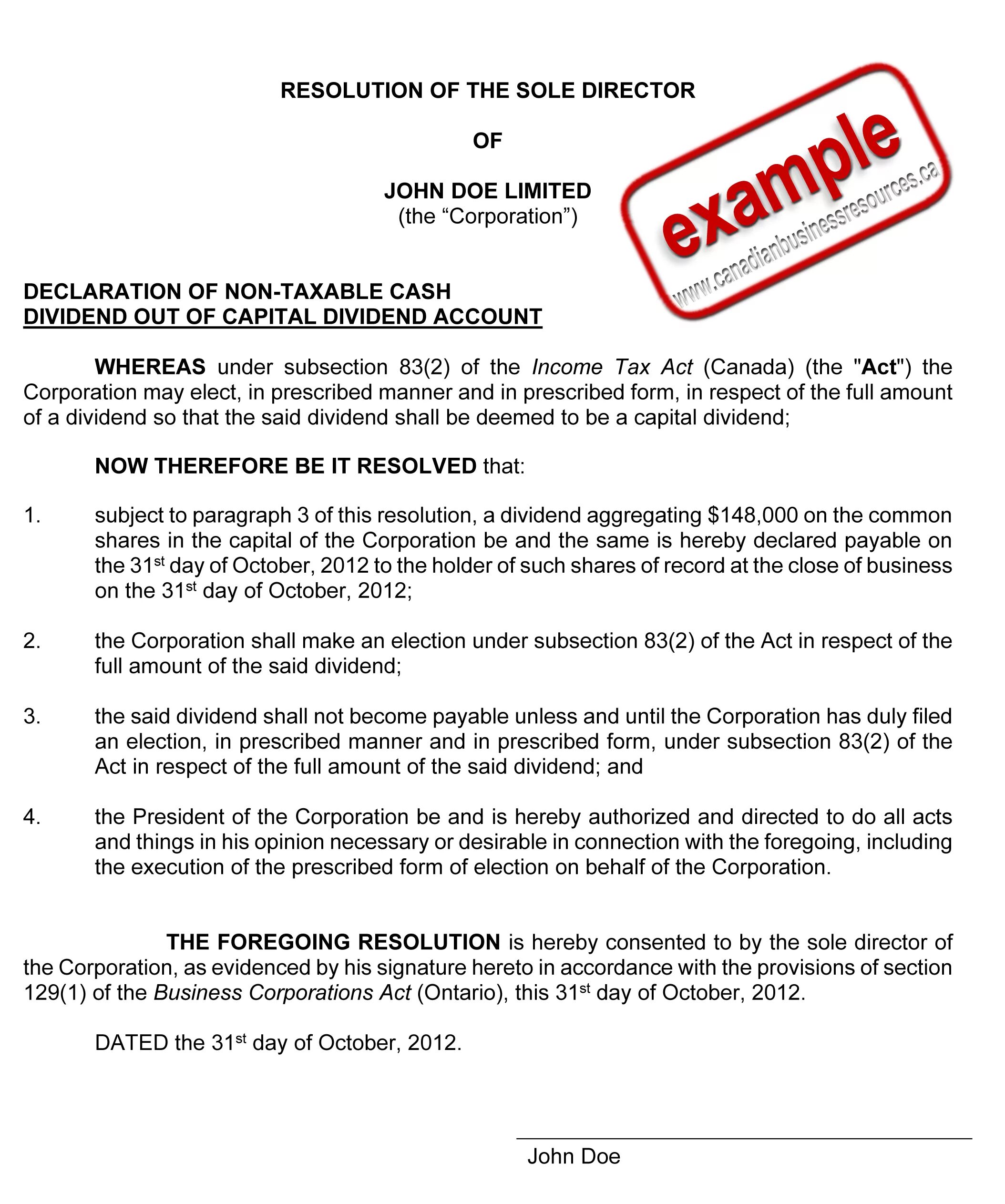 Hereby declare