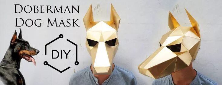 Dog masking. Маска добермана паперкрафт. Маска добермана паперкрафт схема. Пепикрафт Доберман маска. Развертка головы добермана.