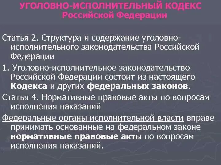 Уголовно-исполнительное законодательство. Структура и содержание уголовно-исполнительного законодательства.. Уголовно-исполнительное законодательство состоит из. Содержание уголовно исполнительного законодательства.