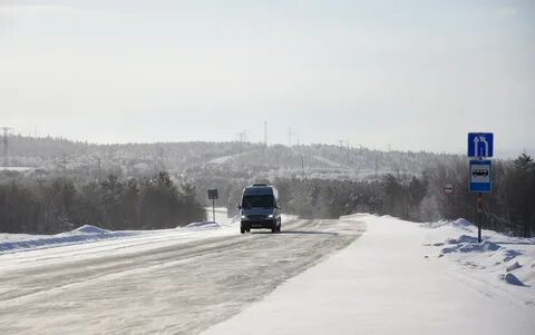 Участок дороги двоящийся даже трезвых водителей