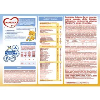 Малютка смесь сколько ложек