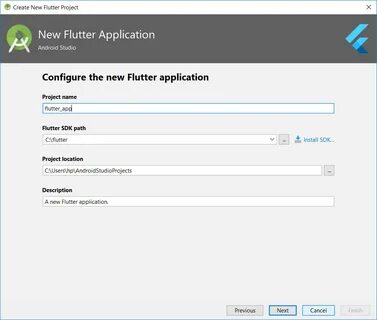 Flutter path