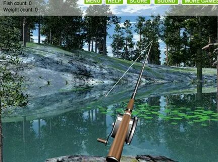 Игра рыбалка на озере