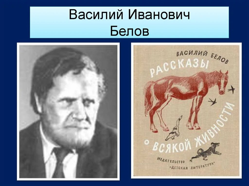 Что общего между произведениями белова