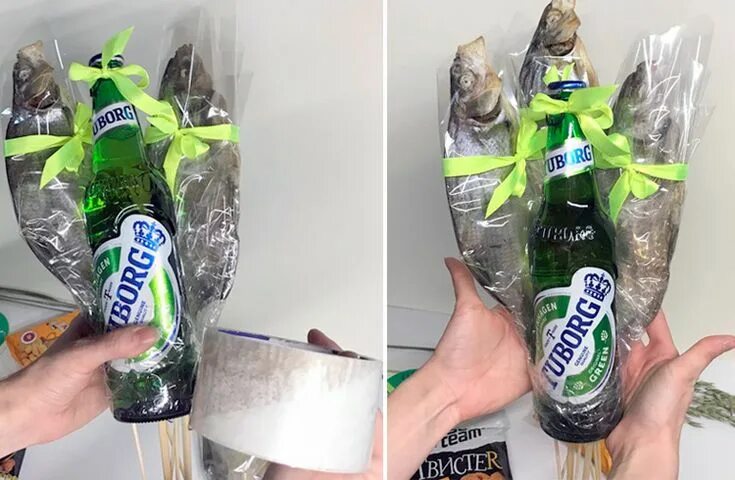 Креативные букеты с банкой пива: фотоподборка Торты, конфеты, пироги iberia-rest