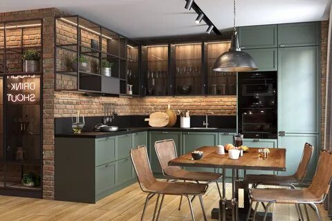 Кухня лофт спб