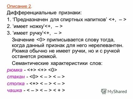 2 описания