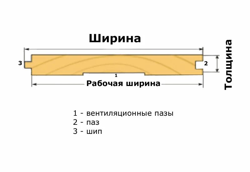 Пол ширина