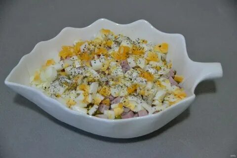 Салат оливье без моркови