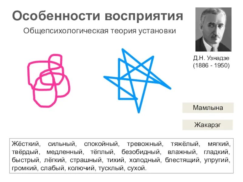 Теория установки д. Узнадзе дмитрий николаевич (1886-1950). Д. Д. Теория установки д.