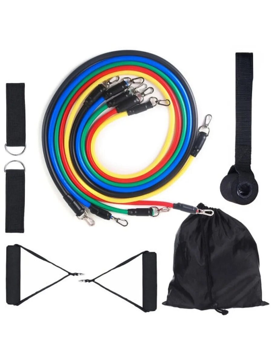 Набор трубчатых эспандеров hvat. Набор эспандеров xh77abd1ae35eb. Трубчатый эспандер (набор 5шт, различных цветов). Эспандер комплект. Эспандеры zoe dundee.