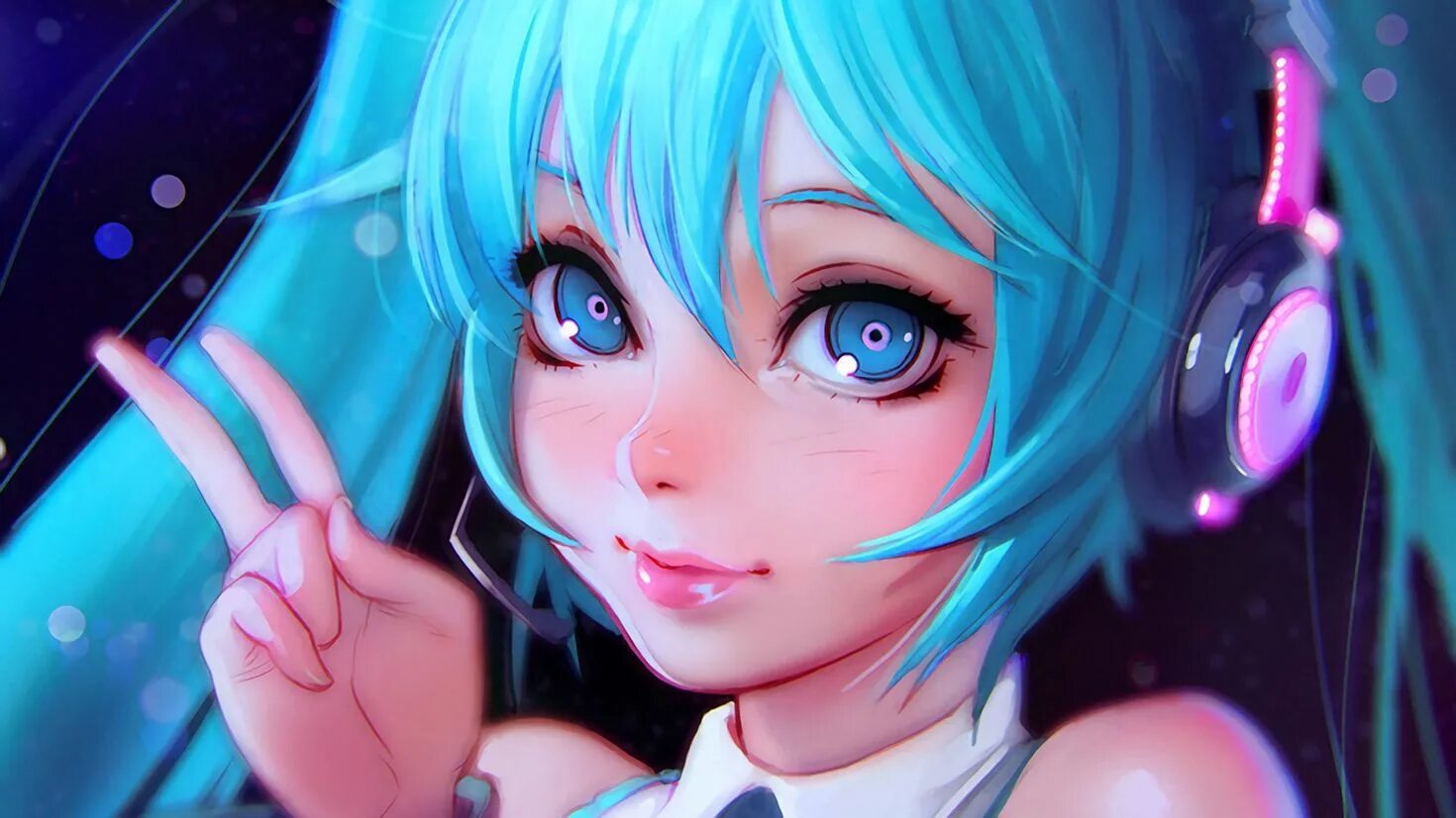 Hatsune miku rabbit hole animation osu