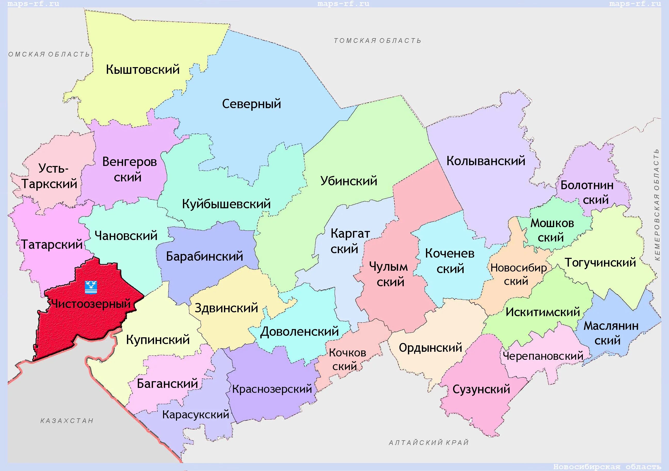 Чистоозерский район Новосибирская область. Карта Новосибирской области по районам. Карта Новосибирского района. Чистоозёрный район Новосибирской области карта. Татарск сколько км