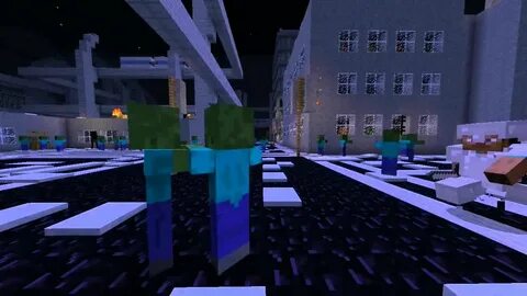 Майнкрафт город зомби 2