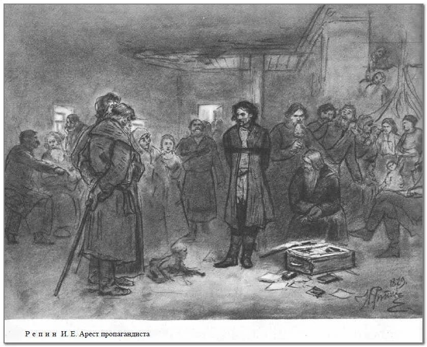 Картины арестованного генерала. Народничество картины.