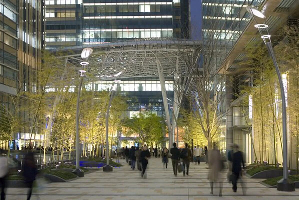 Tokyo project. Токио мидтаун. aecom общественный центр в китае. жилой комплекс токио. tokyo midtown hibiya landscape design.