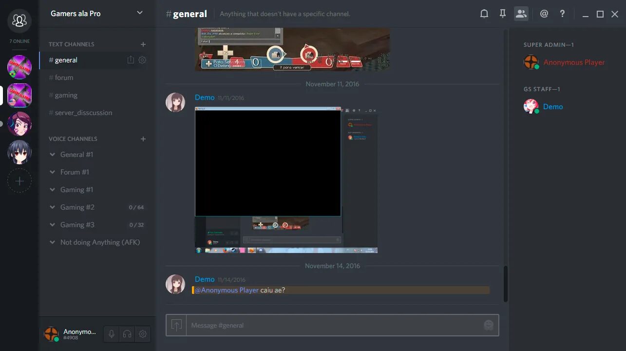 Gaming discord servers