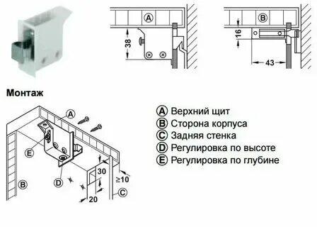 Как отрегулировать кухонные шкафы