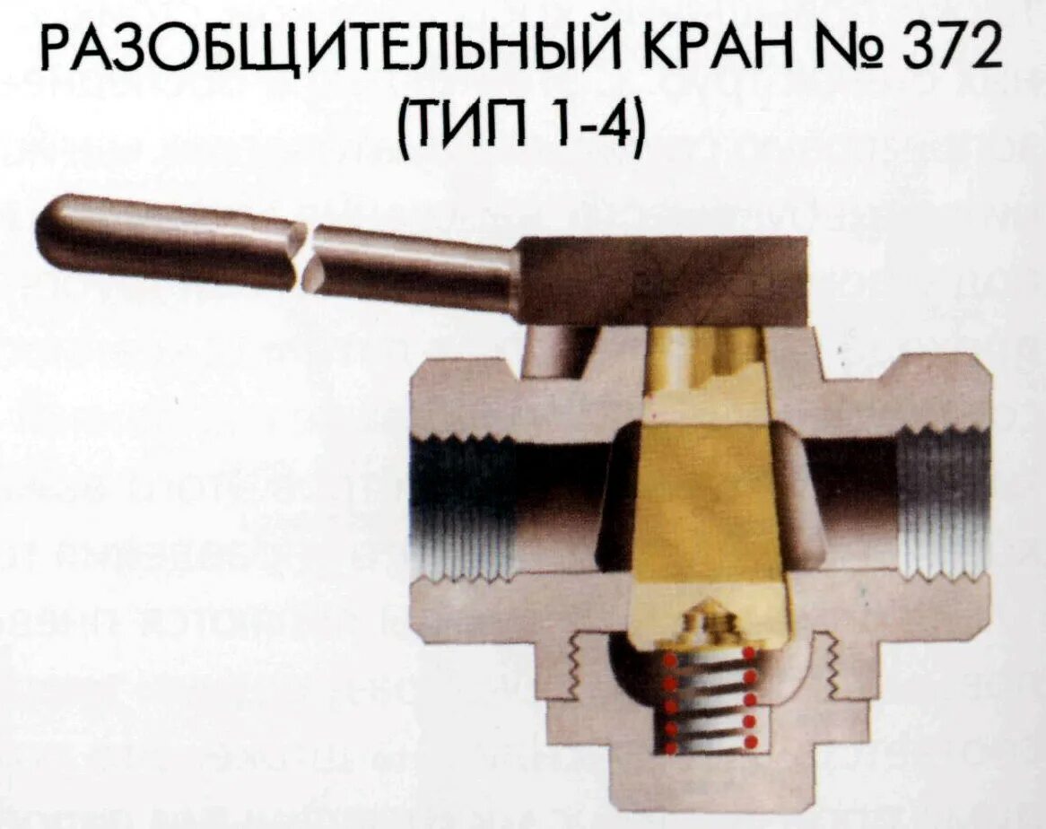 Кран комбинированный усл 114. Разобщительный кран № 372. Разобщительный кран 372 конструкция. Трехходовой разобщительный кран.