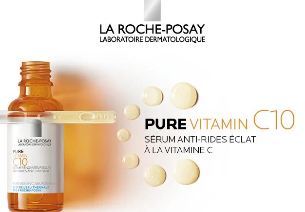 La roche posay pure vitamin. Vitamine c Roche Posay. Ля Рош витамин с. La Roche-Posay Vitamin c10. Pure витамины для волос.