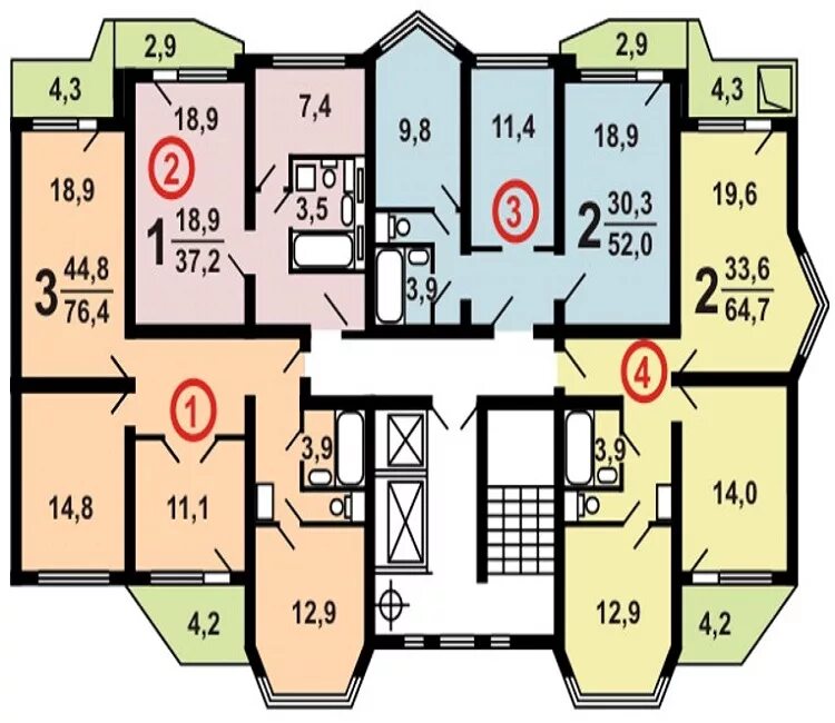 П 44 17. П44т планировки. П44т планировка этажа. П-44 планировка Москва. П44т угловая секция планировка.