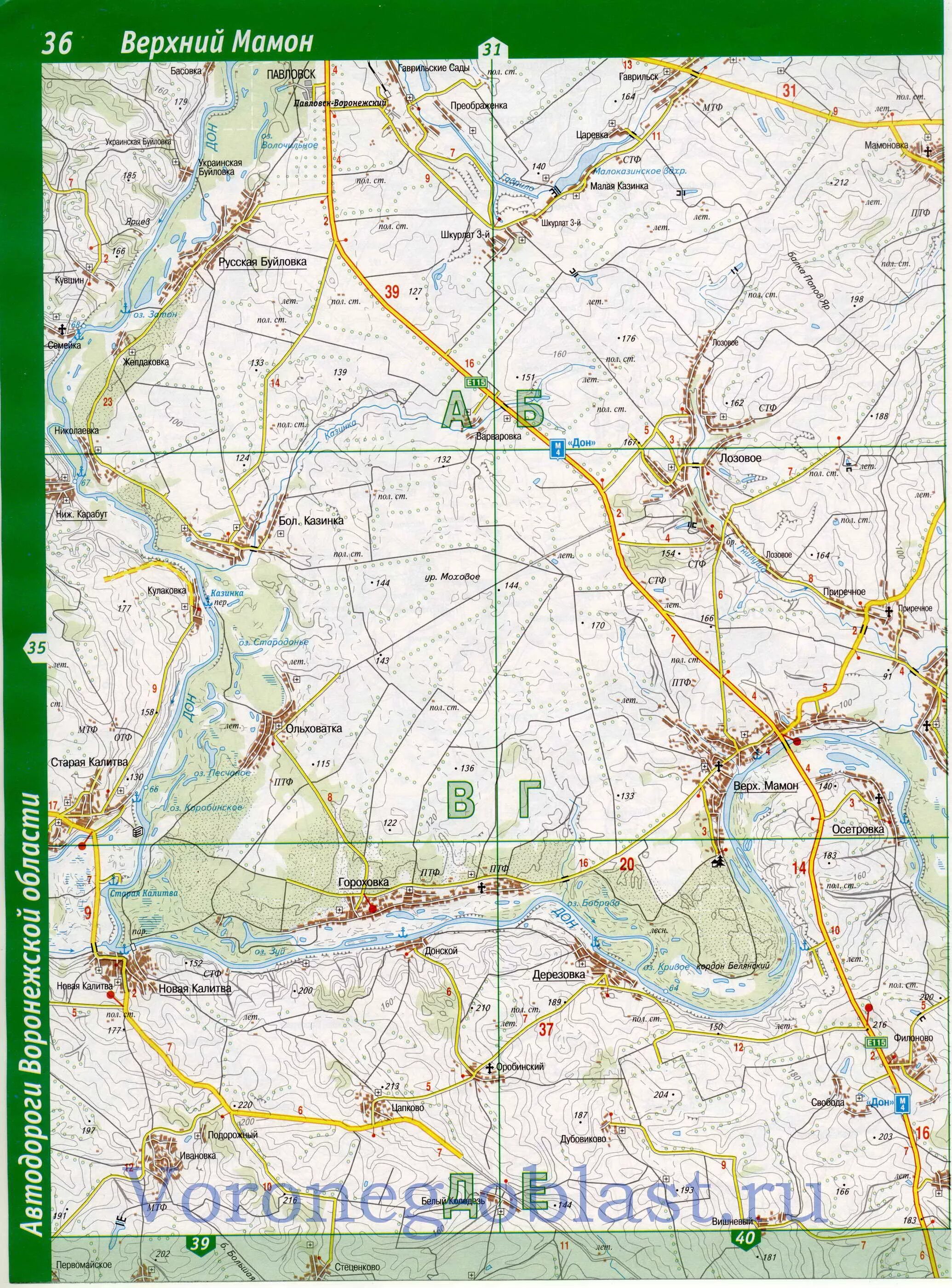 Карта россошанского района. Карта Павловского района Воронежской области. Павловск Воронежской области топографическая карта. Карта Воронежской области Павловский район подробная карта. Карта Верхнемамонского района Воронежской области.