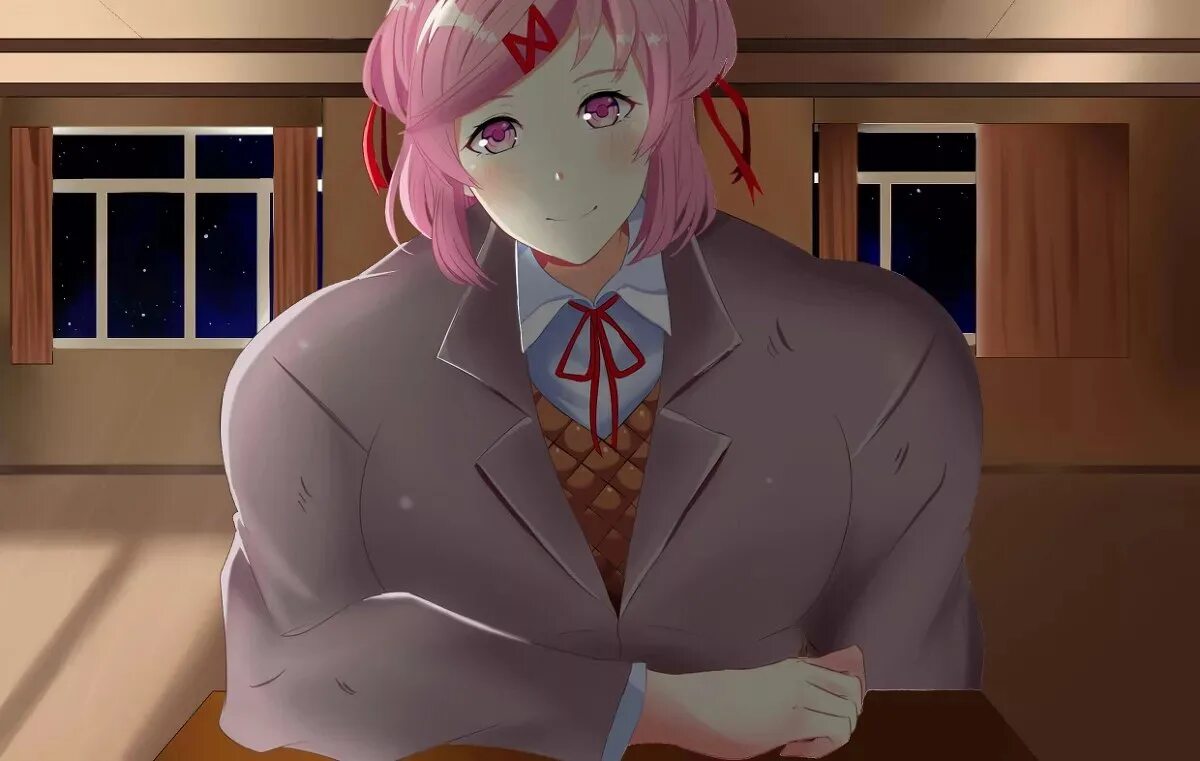 Доки доки страшно. Натсуки доки доки. нацуки трап. нацуки doki doki качок. доки доки литературный клуб нацуки.