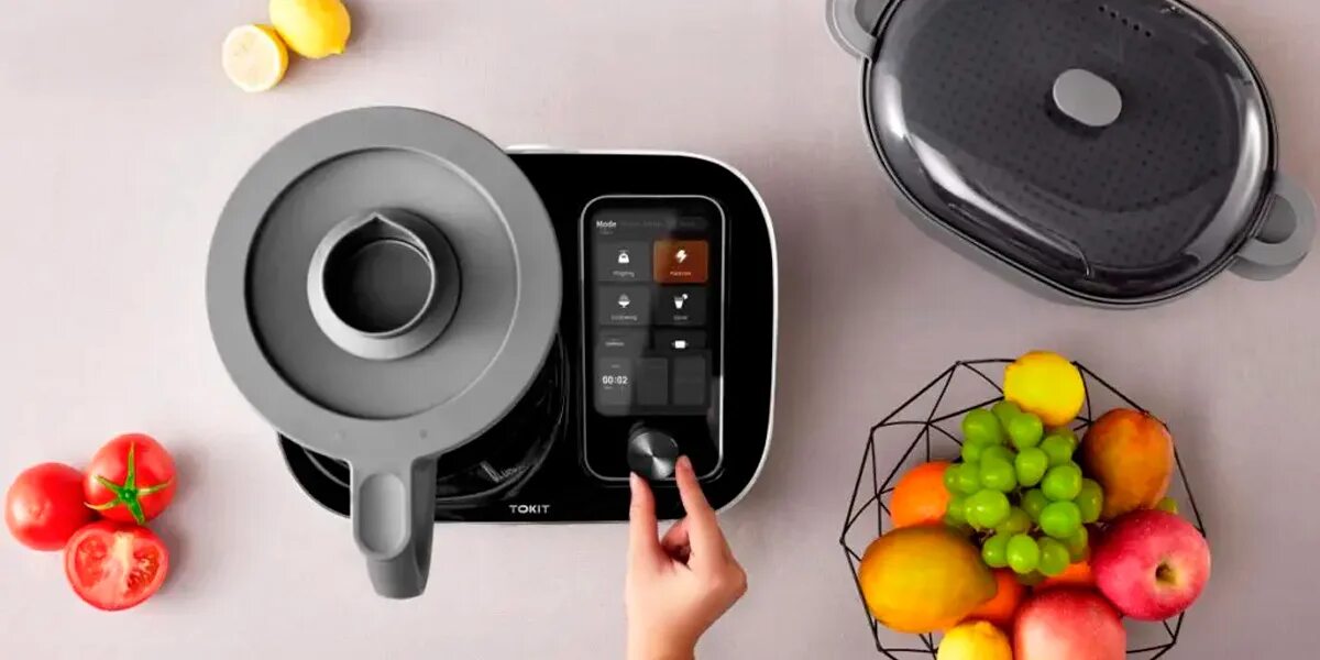 Xiaomi smart cook. Кухонный робот для приготовления пищи. Кухонный робот Xiaomi. Tokit кухонный. Техника tokit Omni Cook.