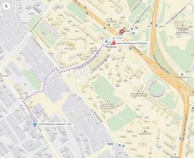 Каширское шоссе 1 карта