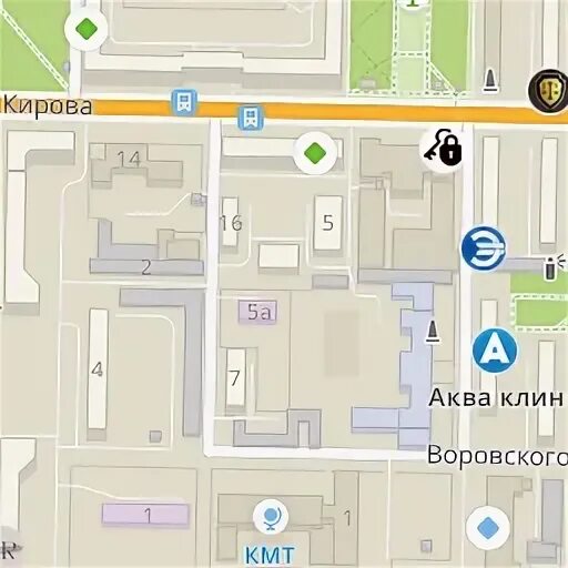 Кирова 7 на карте