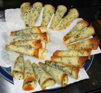 Рожки из тортильи