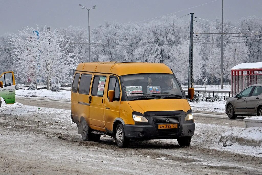 Маршрут 53 автобуса старый оскол. ГАЗ 3221 ам. Маршрутка зимой. Микроавтобус зимой. Газелька автобус.