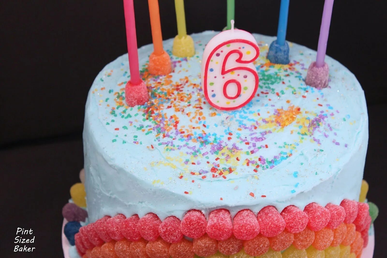 Торт девочке на 6 лет день рождения