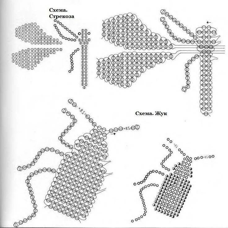 Схема бисероплетения насекомых. Пчелка из бисера схема плетения для начинающих. Параллельное плетение схемы. Бисероплетение насекомые схемы. Схемы фигурок из бисера легкие для начинающих